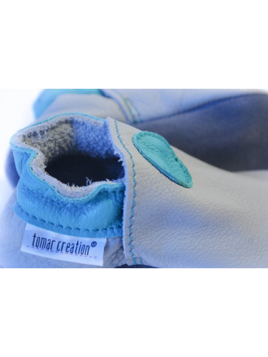 Soft slippers - small circle -  illusion