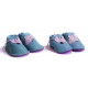 Soft slippers - mouse - denim
