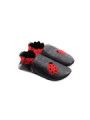 Chaussons - coccinelle - fuxia