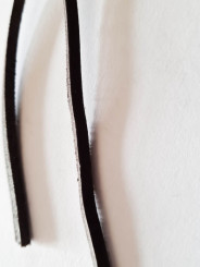 Square leather straps 125 / 130 cm