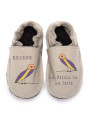 Chaussons cuir souple personnalisés Filles