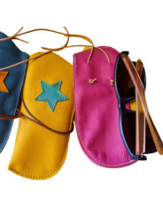 Glasses case with lanyard