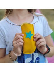 Glasses case with lanyard