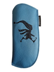 Étui à lunettes brodé avec cordon