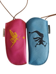 Embroidered Glasses case with lanyard