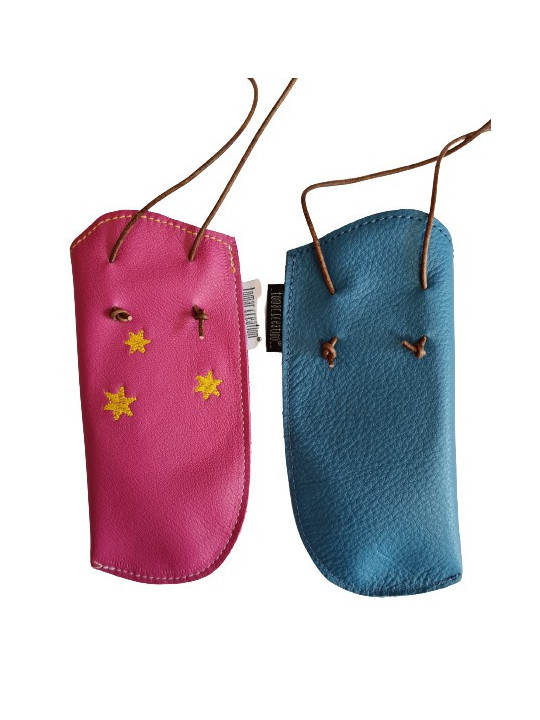 Embroidered Glasses case with lanyard