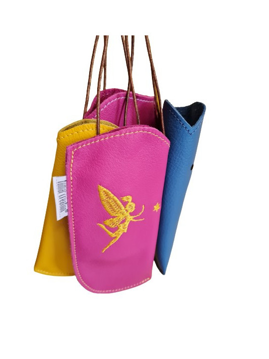 Embroidered Glasses case with lanyard