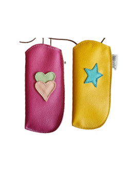 Étui à lunettes avec cordon