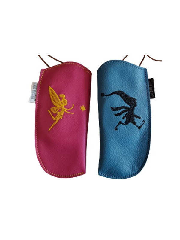 Embroidered Glasses case with lanyard