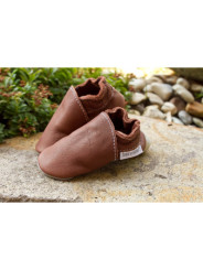 Chaussons cuir bio - coconut 