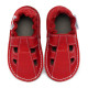 Summer leather shoes - santa claus