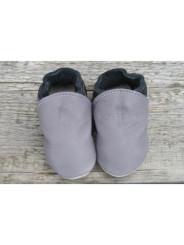 Organic leather slippers -