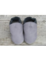 Chaussons cuir bio -