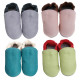 Organic leather slippers - Combine your colors