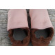 Organic leather slippers - Combine your colors