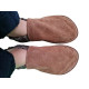 soft shoes - bicolour brown - size 36 to 49