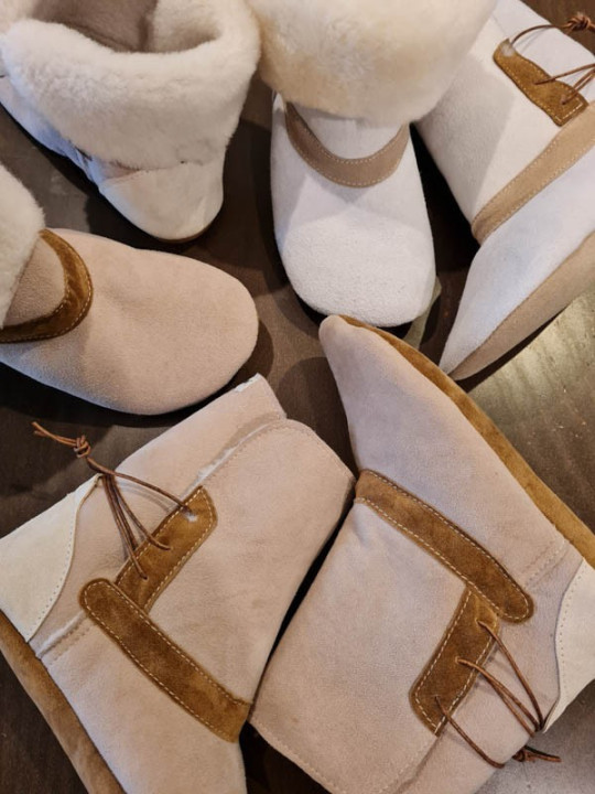 Sheepskin boots slippers