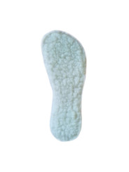 Insulating merino soles