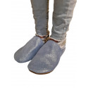 size 38 slippers - light blue SPARKLING