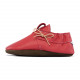 chaussons mocassins rouge