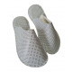 Slippers Bab´s - white with black polka dots