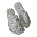 size 41 Slippers Bab´s - white with black polka dots