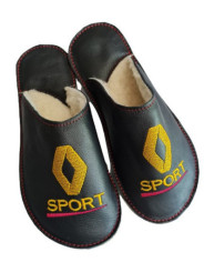 Chaussons cuir souple personnalisés Filles