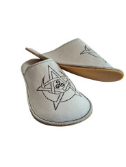 Chaussons cuir souple personnalisés Filles