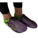 Size from 18 to 34 Purple and green embroidered slippers