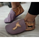 Size 34 mauve origami slippers