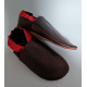 Size 44 black and red slippers
