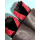 Size 44 black and red slippers