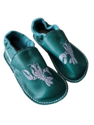 Chaussons cuir souple personnalisés Filles