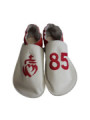 Chaussons cuir souple personnalisés Filles