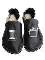 Chaussons cuir souple personnalisés Filles