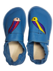 Chaussons cuir souple personnalisés Filles