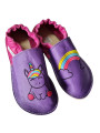 Chaussons cuir souple personnalisés Filles