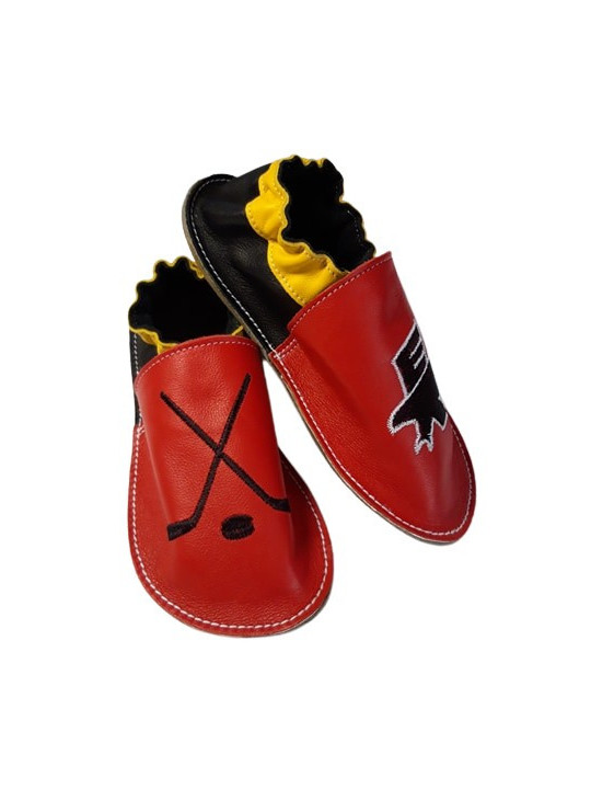 Chaussons cuir souple personnalisés Filles