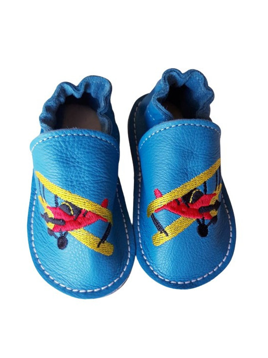 Chaussons cuir souple personnalisés Filles