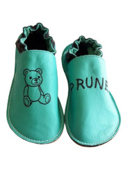 Chaussons cuir souple personnalisés Filles