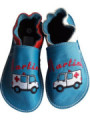 Chaussons cuir souple personnalisés Filles