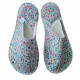 Slippers Bab´s - WHITE WITH FLOWERS