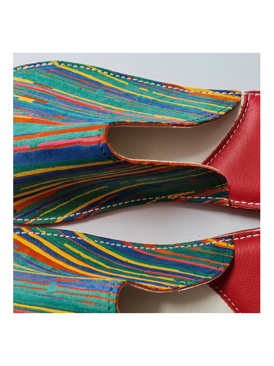 Papuče Bab´s - colors - červená