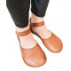 Ballerine barefoot sandales extra flexible brandy