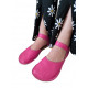 Ballerine barefoot sandales extra flexible fuxia