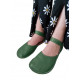 Ballerine barefoot sandales extra flexible avocado