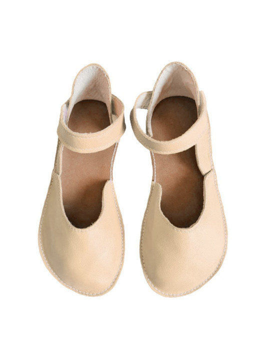 baletka extra flexibilné barefoot sandále cream