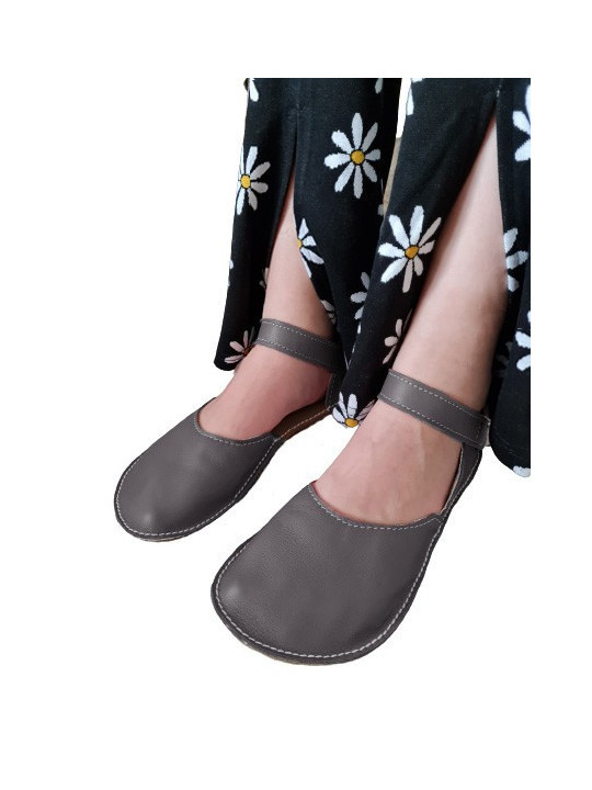 ballerina barefoot sandals extra flexible fog