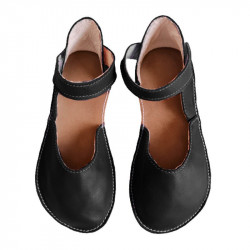 baletka extra flexibilné barefoot sandále nero