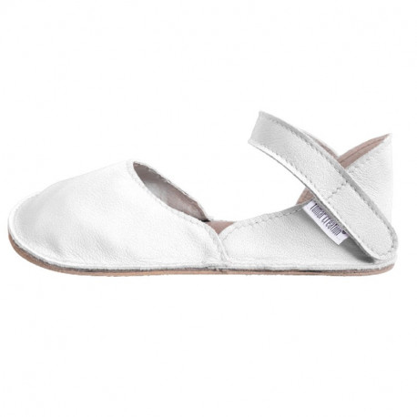 Ballerine barefoot sandales extra flexible bianco